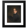 thumbnail image 2 of John Watson Gordon 12x14 Black Modern Framed Museum Art Print Titled - Portrait of a Gentleman, Thought to Be Charles Lamb (1775-1834), 2 of 5