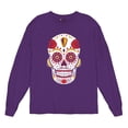 thumbnail image 5 of Kansas City Sugar Skull Long Sleeve T-shirt KC Die-Hard Football Fan Tailgating, 5 of 7