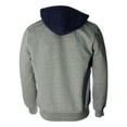 thumbnail image 2 of Dutch Harbor Gear Men's Lightweight Hooded Golf Jacket, 2X-Large Navy/Gray/Lime -, 2 of 2
