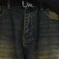 thumbnail image 4 of Xdegoge Baggy Jeans for Men Wide Leg Denim Pants Loose Fit Casual Y2K Streetwear Skate Trousers Classic Straight Vintage Everyday Comfy Bottoms, 4 of 5