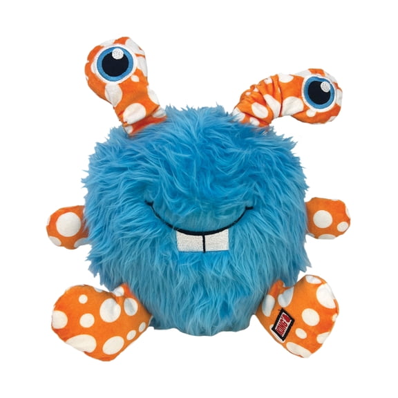 KONG® Whipples Squeaker Oversized Plush Dog Toy, Blue, Extra Large