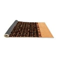 thumbnail image 2 of Ahgly Company Indoor Rectangle Abstract Orange Modern Area Rugs, 8' x 12', 2 of 4