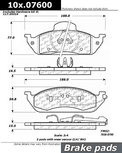Centric Parts 106.05220 Front Brake Pad 