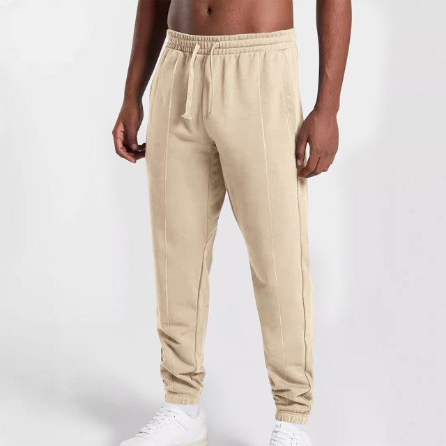asjyhkr Sweatpants for Men Drawstring Elastic Waist Jogger Running Gym Workout Pants with Pockets