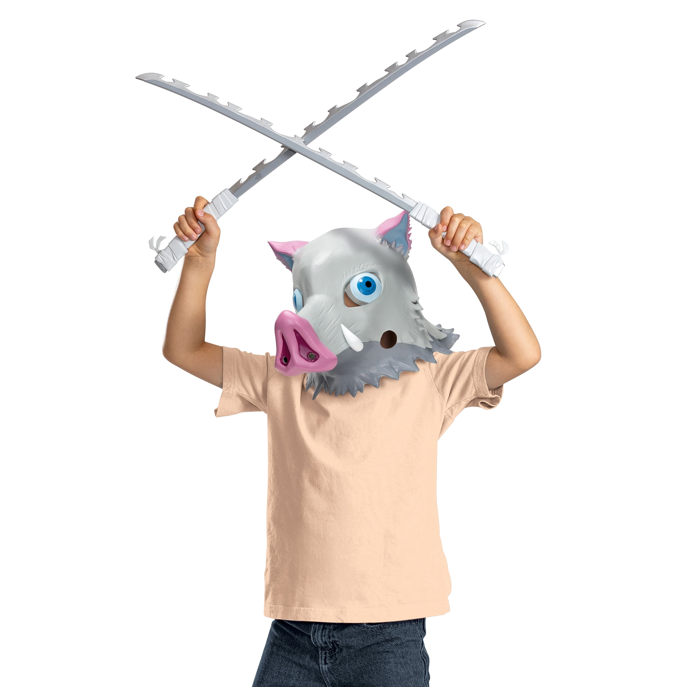 Demon Slayer Inosuke Boar Halloween Mask for Children, by Disguise