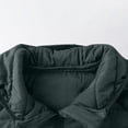 thumbnail image 4 of Mrmaere Men's Hooded Quilted Puffer Jacket Zippered Pocket Warm Insulated Coat for Winter Casual & Outdoor Wear Army Green M, 4 of 8