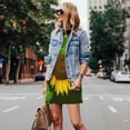 thumbnail image 4 of Vsdgher Robes d'Été Imprimé Tournesol3 pour Femmes Robe de Plage Décontractée Col en U Sans Manches Robe d'Été Ample avec Poche, 4 of 7
