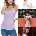 thumbnail image 4 of ACTIVE UNIFORMS Women's Soft and Breathable Cotton Stretch Camisole with Adjustable Strap Tank Top (Lavender, X-Large), 4 of 6