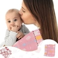 thumbnail image 3 of Toalla de algodón puro para niños, toalla pequeña de algodón, jacquard, gasa de seis capas, toalla para niños, 3 of 5