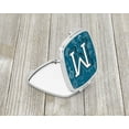 thumbnail image 2 of Letter M Sea Doodles Initial Alphabet Compact Mirror, 2 of 4