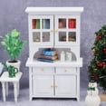 thumbnail image 3 of Vitrina blanca con 2 puertas en miniatura, de Dollhouse Furniture, 3 of 3