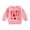 Pink, variant on Elippeo Baby Girl Valentine Sweatshirts Long Sleeve Round Neck Heart Letter Embroidery Pullovers Warm Tops 6 12 18 24 Months 3 4 Years