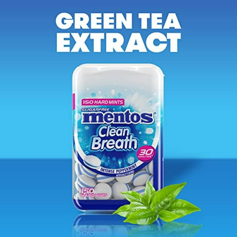 mentos19品 Mentos Clean Breath Zero Sugar Fresh Hard Mint, Peppermint, Gluten