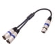 thumbnail image 2 of 2X Cable Divisor y XLR Hembra de 3 A XLR Macho Doble, Cable Divisor XLR, Cable Divisor de MicróFono Adaptador de Audio, 50 Cm, B, 2 of 5