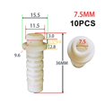 thumbnail image 1 of 10pc PVC cable gland connector rubber boot protector sleeve mobile phone charger 7.5MM-white, 1 of 4