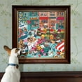 thumbnail image 5 of eeBoo Piece & Love: English Green Market - 1000 Piece Puzzle - Adult Square Jigsaw, 23x23", Includes Image Reference Insert, High-Quality Pieces, 5 of 7