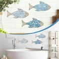 thumbnail image 6 of Wooden Fish Wall Decor Nautical Beach Wall Decor, School of Fish Beach Bathroom Decor School of Fish Decor Coastal Ocean Indoor Outdoor Home for Wall Art Themed WNPF, 6 of 10