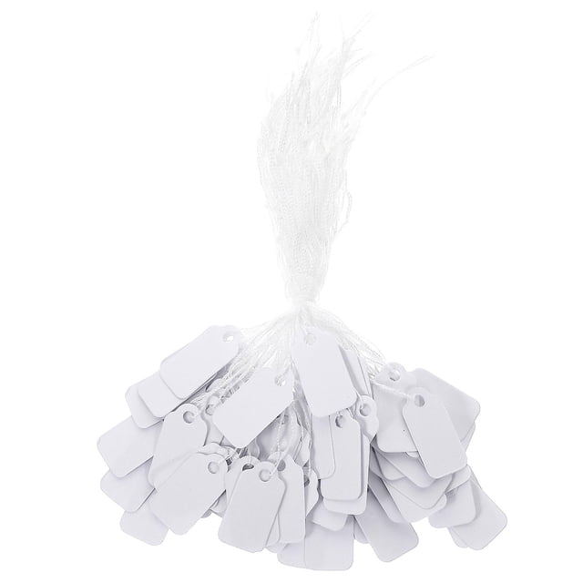 300pcs Price Tags With String Jewelry Price Tags Blank Price Tags Clothing Price Tags