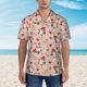 thumbnail image 2 of Balery Christmas Gnomes Santa Claus Camisas hawaianas de manga corta para hombre, camisas playeras de corte holgado, camisas de vacaciones con botones,XX-Large, 2 of 7