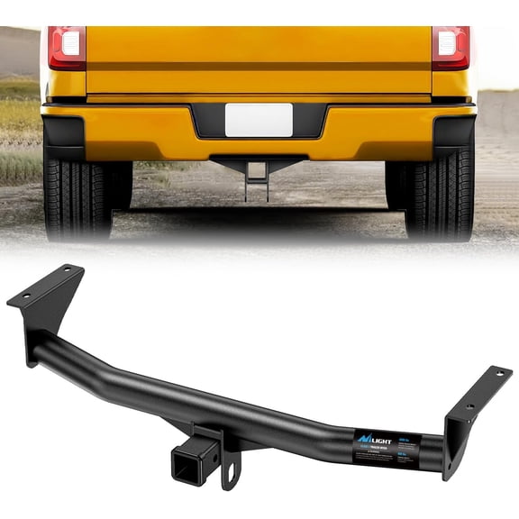 Nilight Class 3 Trailer Hitch 2 Inch Receiver Tow Hitch Compatible with Chevrolet Colorado/GMC Canyon 2015 2016 2017 2018 2019 2020 2021 2022 2023 Black Powder Coated