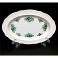 thumbnail image 1 of Blue Flowers Oval Platter, 1 of 1