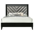 thumbnail image 3 of ACME Chelsie Queen Bed in Gray and Black, 3 of 5