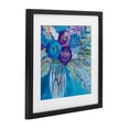 thumbnail image 2 of Stupell Industries Modern True Blue Flower Bouquet Black Framed Print Under Glass, 13 x 13, by Lynn Ericson Fine Art, 2 of 8