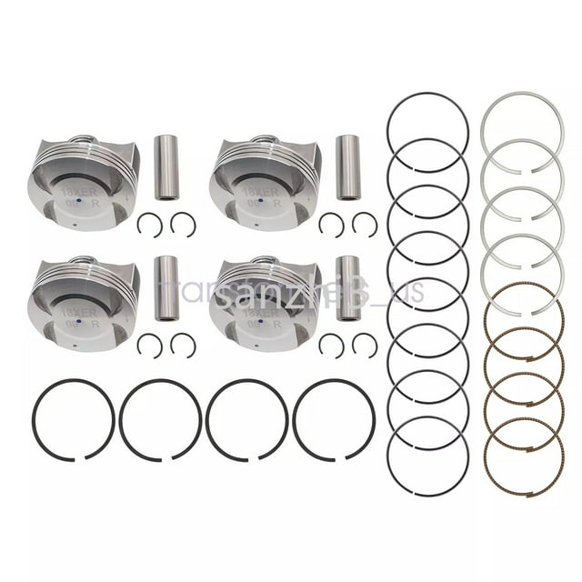 1.8L Set Pistons & Rings Kit 25192330, 55567940 For 2011-2018 for Chevy Sonic for Cruze