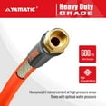 YAMATIC Garden Hose 5/8 x 30 Ft Water Hose, Burst 600 PSI Water Hose