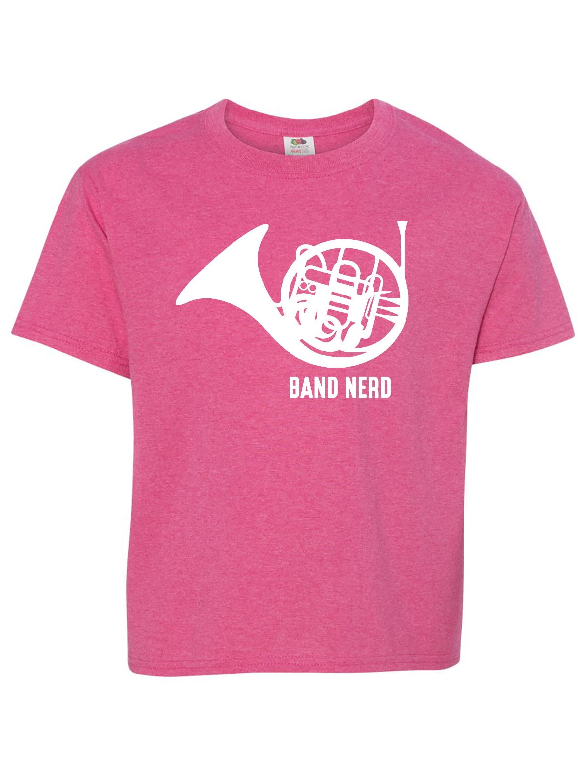 Inktastic Band Nerd French Horn WHT 
