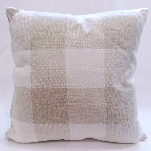 Buffalo Check Decorative Pillows Beige