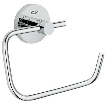 Grohe 40689001 Essentials Toilet Paper Holder Without Cover In Chrome Grohe 40689001 Essentials Toilet Paper Holder Without Cover In Chrome