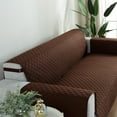 thumbnail image 4 of DONGPAI Sofa Slipcover Reversible Sofa Cover Water Resistant Couch Cover with Foam Sticks Elastic Straps Furniture Protector for Pets Kids Children Dog Cat, Coffee, 4 of 7