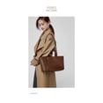 thumbnail image 4 of Women's new leather underarm shoulder bag crossbody retro soft leather large-capacity tote bag, 4 of 5