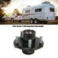 thumbnail image 4 of 2000lb Trailer Hub Kit, Safe High Load Carrying 5 On 4.5 Trailer Hub Easy Install Stable Performance Rustproof  for 1in and 1-1/16in Cargo Boat Trailer Spindle, 4 of 7