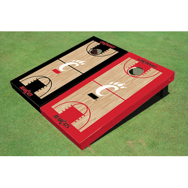 University Of Cincinnati Alternating Basketball Court Custom Cornhole Boards