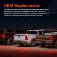 thumbnail image 6 of TRUE MODS Passenger Side OEM Tail Light Assembly Replacement for 2003-2006 Chevy Silverado 1500 2500 3500 HD [Bulb & Harness Included] Rear OE Style Brake Turn Signal Taillight Lamp, 6 of 7