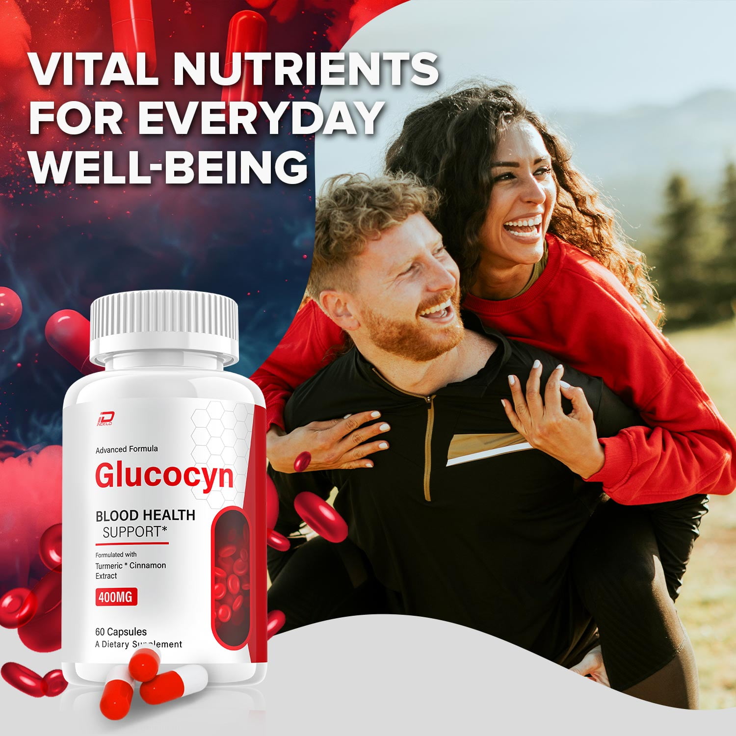 Glucocyn Capsules – Glucosyn, All Natural Glycogen Support, 3 Pack, 180 Capsules
