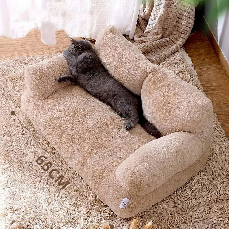Luxury Cat Bed Super Soft Warm Pet Sofa for Small Dogs Cats Detachable Washable Non slip Kitten Puppy Sleeping Bed Pet Supplies Walmart