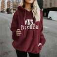 thumbnail image 2 of bnaln Yes I'm Still Cold Sweatshirts for Women Fuzzy Hoodies Pullover Cozy Oversized Hooded Sweatshirt Athletic Fleece Jumpers Casual Fashion Warm Pullover Sherpa Outerwear with Pocket, 2 of 6