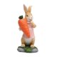 thumbnail image 1 of Figura de conejo de resina coleccionable, lindo adorno para accesorios de jardín de hadas y Sostén la zanahoria, 1 of 9