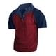 thumbnail image 2 of pstuiky camisetas de hombre, Blazer informal de manga larga con cuello redondo para hombre, color liso, transpirable, para fitness camisas casuales para hombre l, 2 of 8