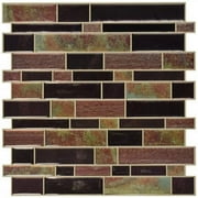 Room Mates Modern Long Stone Peel & Stick Backsplash Tiles
