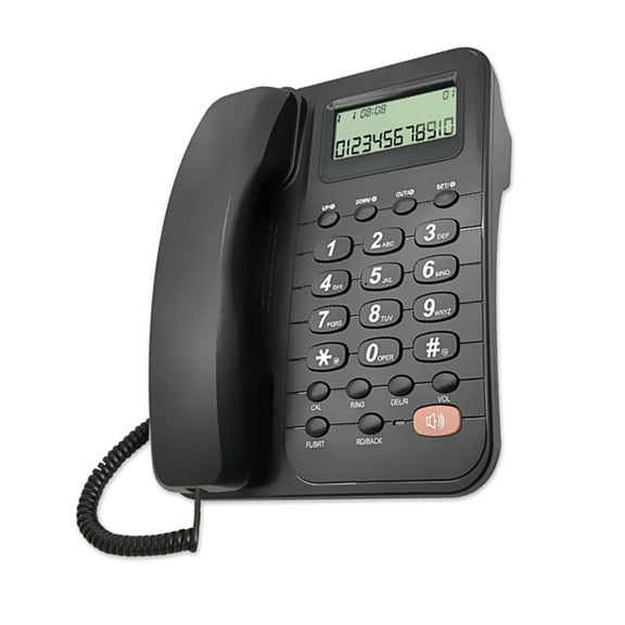ZPAQI Corded Telephone Caller Display Landline Phone for Home Office Energy Efficient