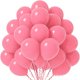 thumbnail image 1 of Nvzi Globos mate de 10 pulgadas, 60 globos de látex para fiestas, aptos para helio, ideales para cumpleaños, graduaciones, baby showers, béisbol, bodas y otras ocasiones. Color rosa retro., 1 of 4