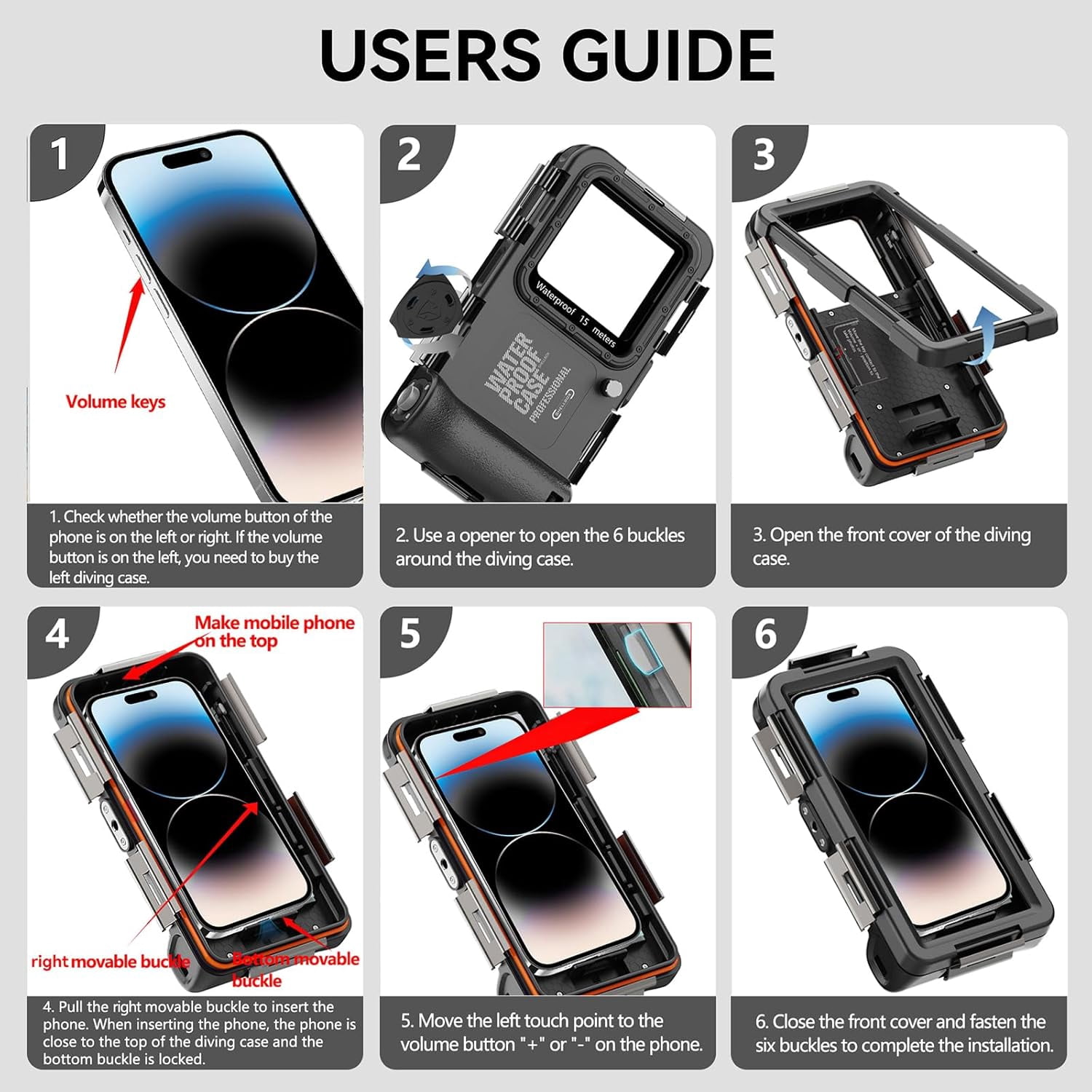 Ultra-Durable Waterproof Case For Samsung Galaxy S25 S24 S23 S22 S21 Ultra - 10m/30FT Depth Rated for Snorkeling, Kayaking & Underwater Photography | Mechanical Button for Instant Photos