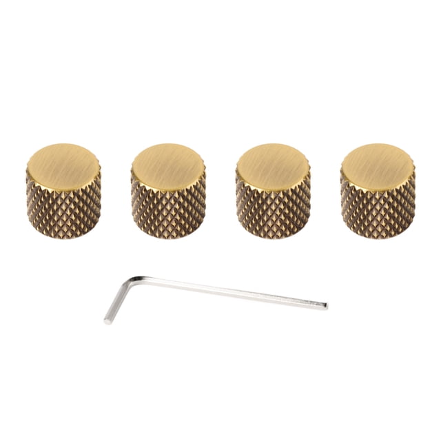 Perilla de guitarra Bling Bling 4 Uds Metal Control de tono volumen