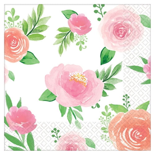 Floral Baby Beverage Napkin (16)