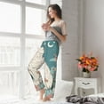 thumbnail image 3 of Haiem Celestial Cat And Flowers Women's Pajama Pants Ultra Lightweight Pjs Bottoms Sleepwear Bottom Pants With Pocket Drawstring-Medium, 3 of 7