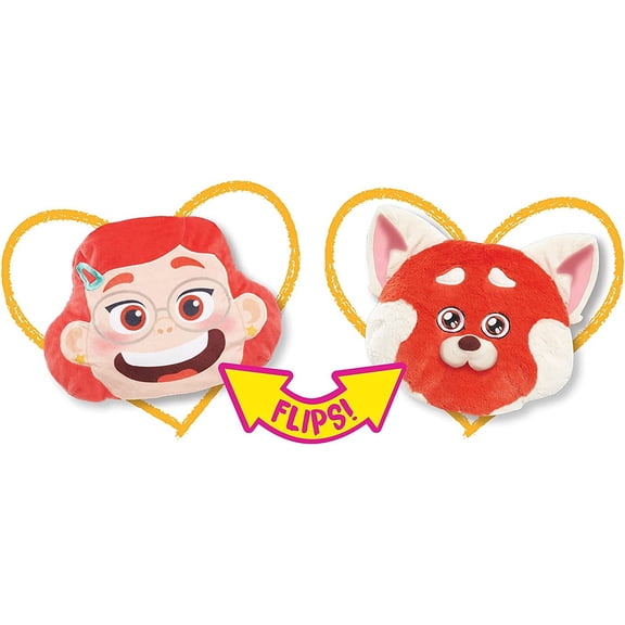 Disney/ Pixar Turning Red Meilin Lee Reversible 11-inch Plush Character Head